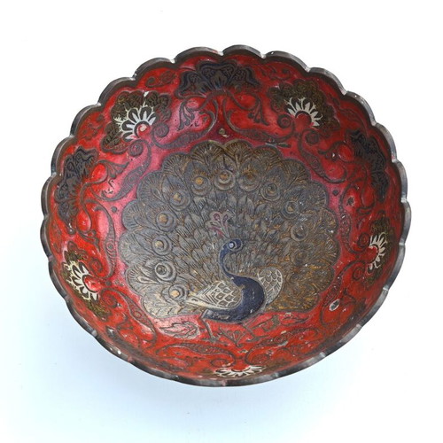 Vintage decorative bowls used, brass set