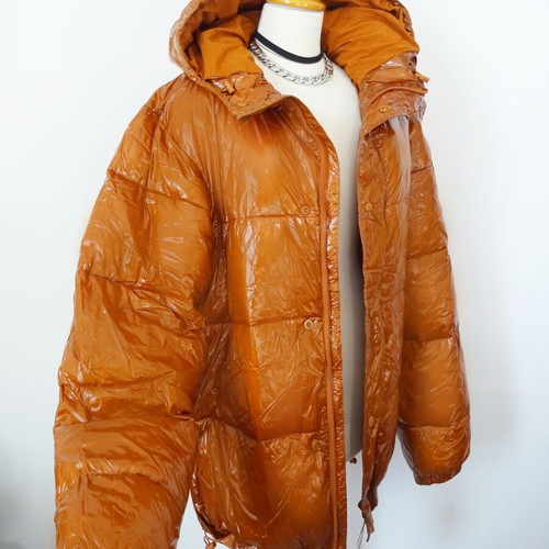 Zara unisex jacket new, water repellent, camel, oversized L