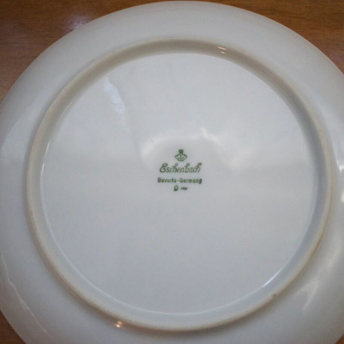 Eschenbach 6 collectible dessert plates made of German porcelain