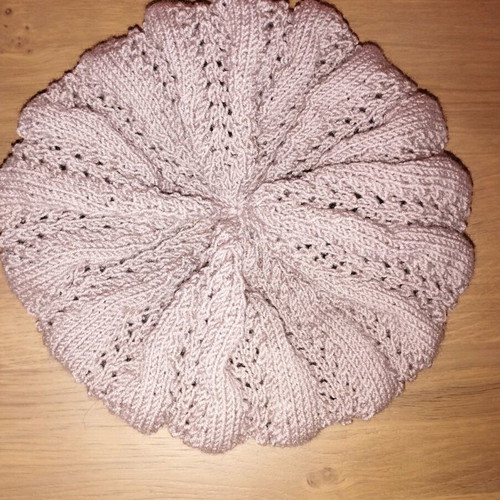 Handmade knit hat made to order, cigar color