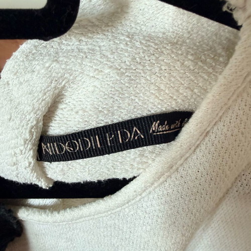Nidodileda blouse used, white and beige, one size