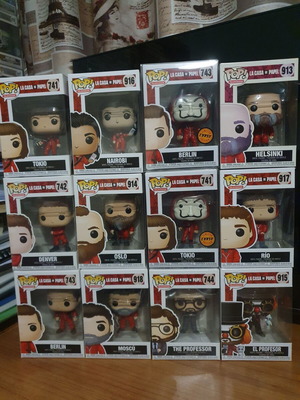 Funko Pop La Casa De Papel full set new