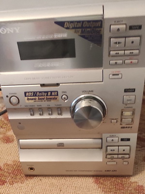 Ηχοσύστημα Hi Fi Sony μοντέλο CMT-CP33 μεταχειρισμένο με τρία ηχεία