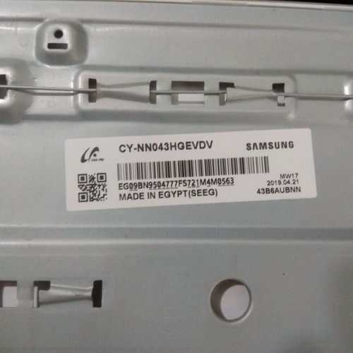 Samsung UE43NU7022K LCD TV parts used