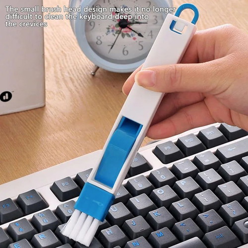 2-in-1 Mini Cleaning Brush Set with Detachable Dustpan New
