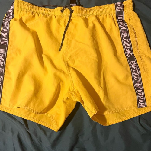 Emporio Armani swimwear like new, yellow