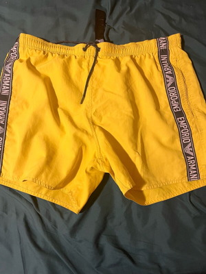 Emporio Armani swimwear like new, yellow