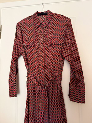 Mango midi dress new with belt, colorful, size M