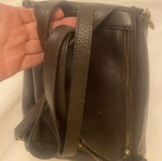 Longchamp leather backpack, brown
