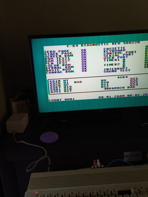Commodore C64C used, with some missing keys and functional issues