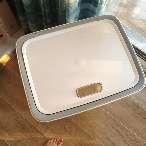 Laundry basket Kis Chic 60L like new with vintage decoration
