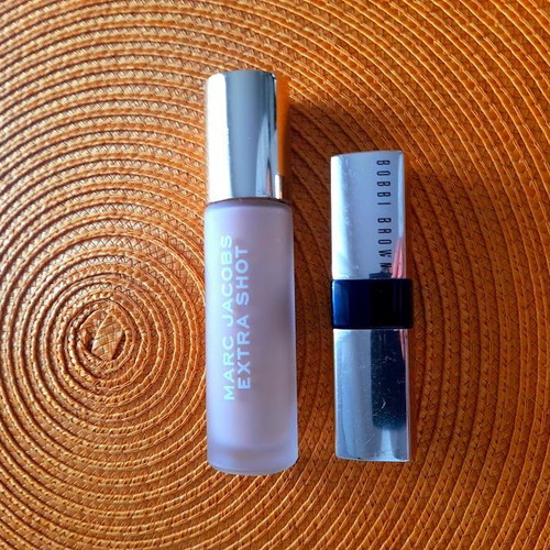 Marc Jacobs Cafe Extra Shot Concealer & Foundation and Bobbi Brown Luxe Lip Color used