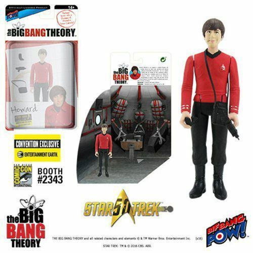 The Big Bang Theory Howard TOS EE Exclusive 10cm action figure new with diorama