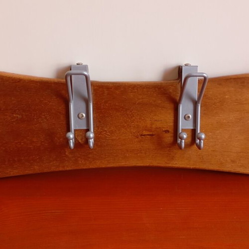 Handmade wooden hanger from pallet
