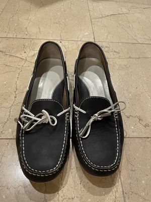Stonefly leather nautical shoes like new, blue, size 38