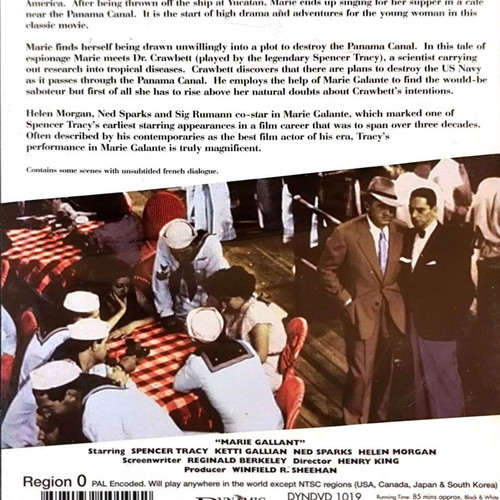 Marie Galante DVD θρίλερ ρομαντική ταινία