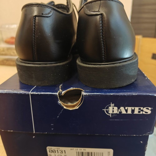 Bates Lites shoes size 43.5 like new, black, made in USA