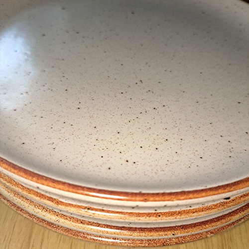Pizza plates heat resistant new, pack of 4, neutral color, 20cm