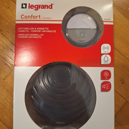 Legrand Comfort Wireless Doorbell Kit 100m new