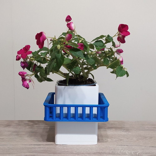 Cycladic Balcony 3D Printed Decorative Pot new