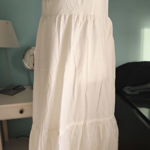 Naf Naf White Long Dress like new, summer style
