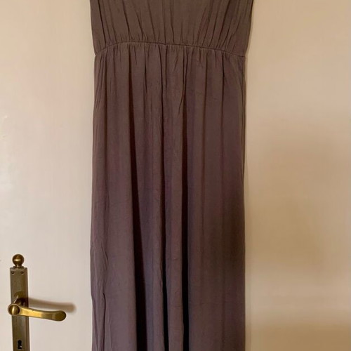 Maxi dress BM sleeveless, like new, beige-brown, size L