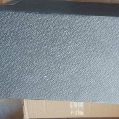 Gray filing drawer used for documents made of hard cardboard with 2 drawers