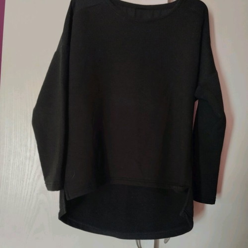 Black asymmetrical blouse like new