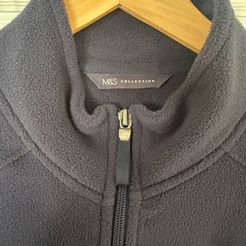 Marks & Spencer fleece jacket like new, blue, size 44