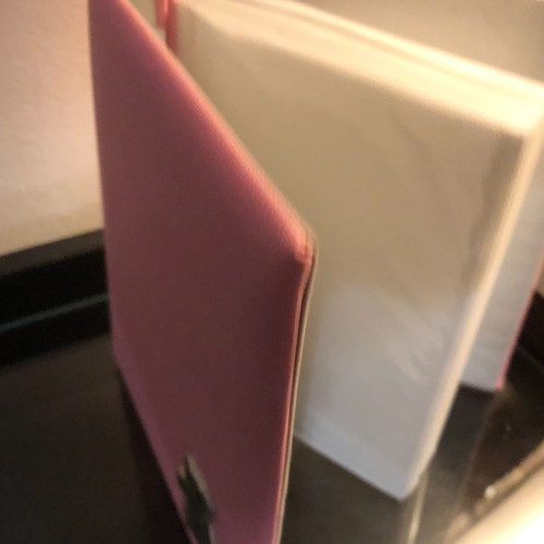 Fabric photo album with silver, like new, luxurious
