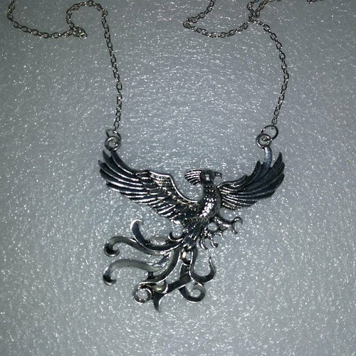 Dumbledore Phoenix Pendant Harry Potter Vintage Silver like new