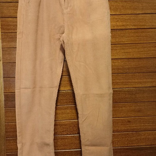 Corduroy pants size M like new, apricot color