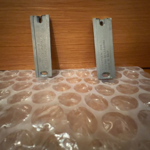 Custom Made Wall Shelves with Support Brackets, Set of 4, Oak Veneer Wood