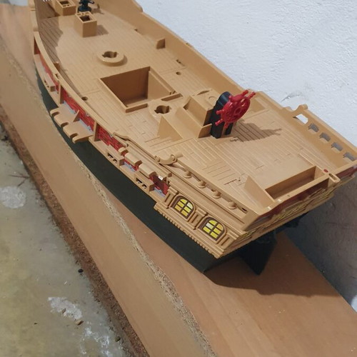 Playmobil Pirate Ship Set 6678 used, skeleton