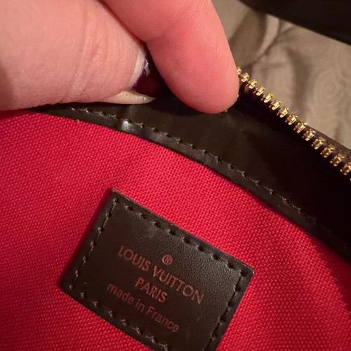 Louis Vuitton Verona mm τσάντα ώμου σαν καινούργιο, καφέ