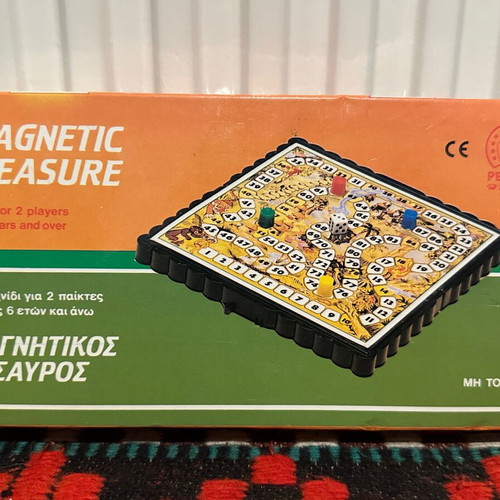 Magnetic Treasure game used, 1980s vintage missing instructions