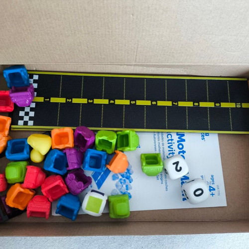 Mini Motor Math Activity Set like new for ages 4+