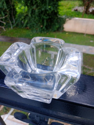 Kosta Boda crystal candlestick like new
