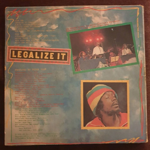 Peter Tosh Legalize It vinyl LP album used reggae