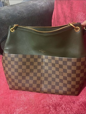 Louis Vuitton shoulder bag like new, brown