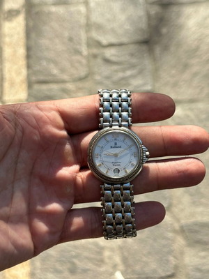 Vintage Rolland Swiss Quartz Sapphire watch stainless steel 3.5 cm