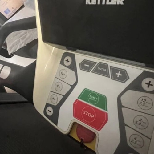 Kettler Treadmill like new with electronic display panel