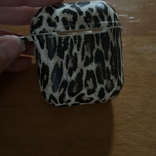 AirPods case with animal print like new