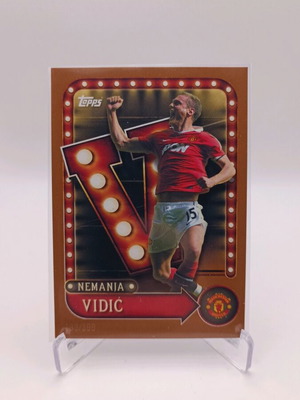 Κάρτα 2025-26 Topps Manchester United Vidic Bronze καινούργια