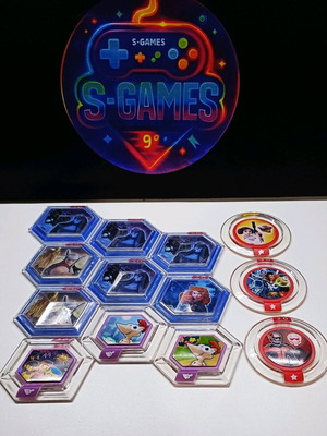 Disney Infinity Power Discs πακέτο 13 τεμ μεταχειρισμένα Marvel Star Wars Disney