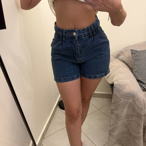 Shein denim shorts XS like new, blue