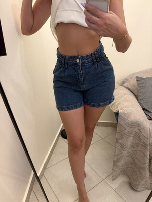 Shein denim shorts XS like new, blue