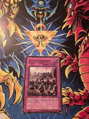 Royal Surrender 1st Edition Used Yu-Gi-Oh! Card
