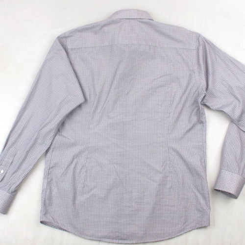 Eton men's shirt XL slim fit like new, multicolor gray cotton