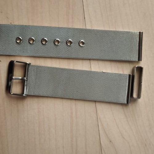 Apple Watch straps like new, steel and genuine blue band